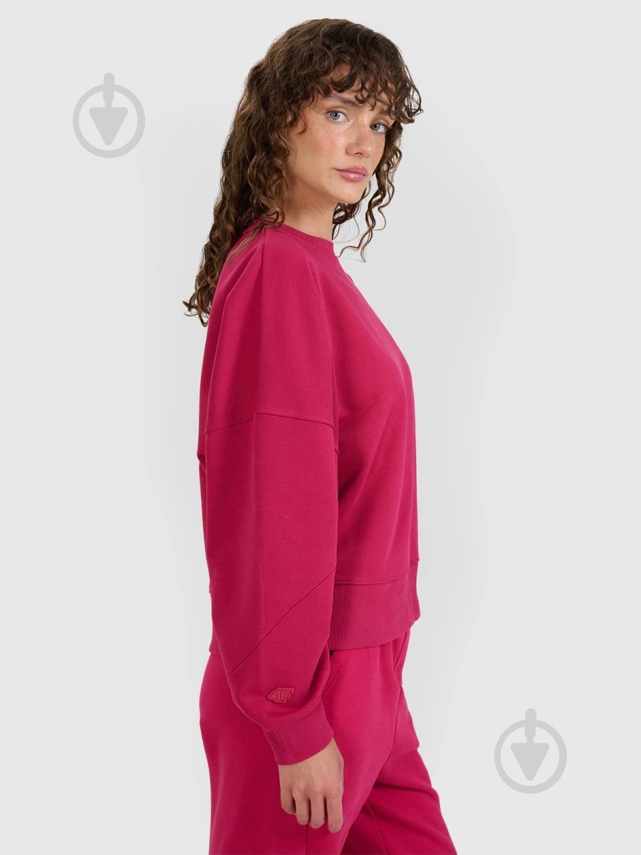 Світшот 4F SWEATSHIRT F1888 4FWAW25TSWSF1888-53S р.L рожевий - фото 3 Світшот 4F SWEATSHIRT F1888 4FWAW25TSWSF1888-53S р.L рожевий - фото 3