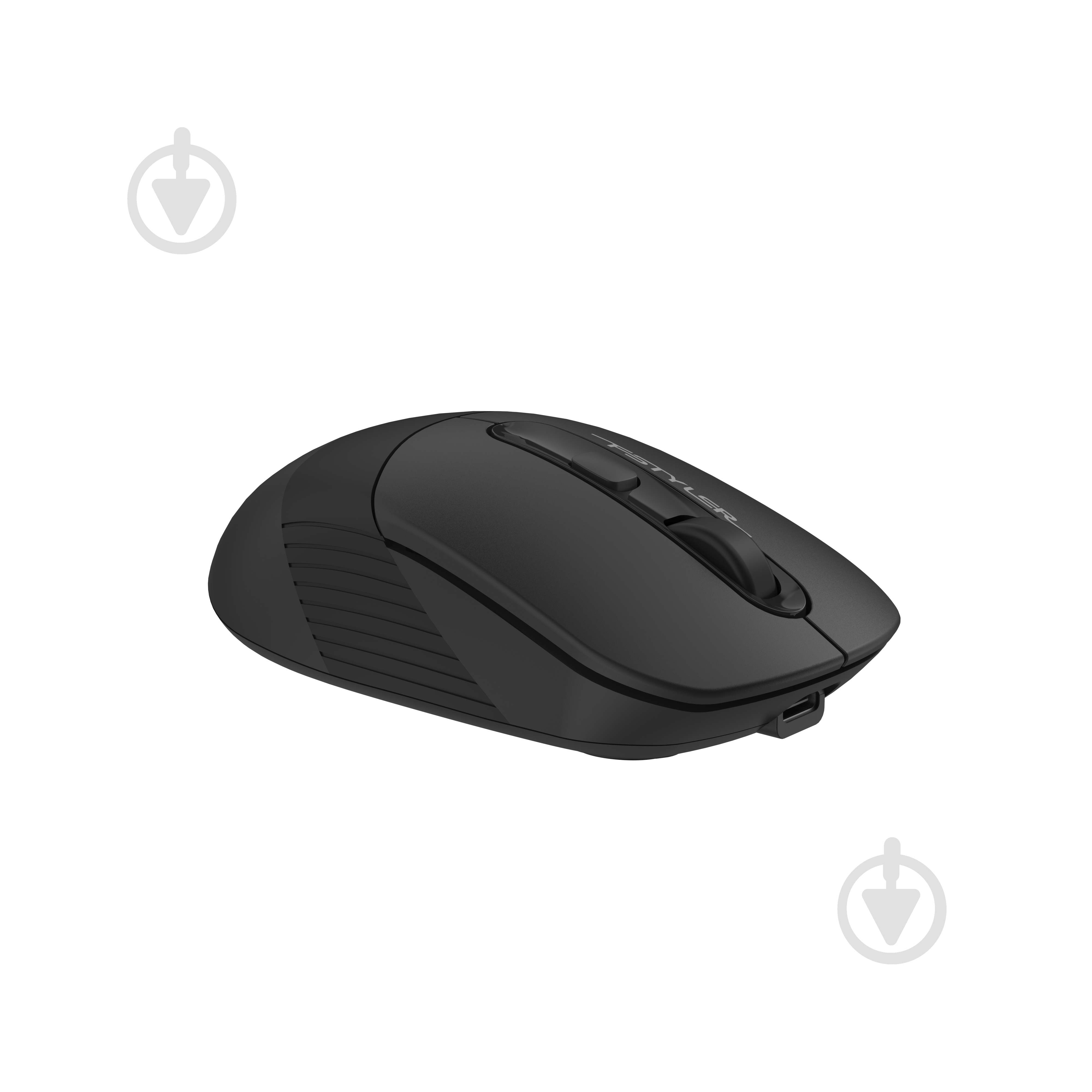 Мышка беспроводная A4Tech бесшумная, 2000 dpi black/grey (FG10CS Air) - фото 6