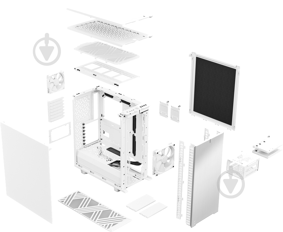 Корпус Fractal Design Define 7 Compact White (FD-C-DEF7C-05) - фото 24