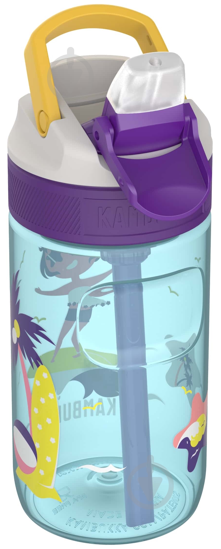 Пляшка для води Kambukka Lagoon Kids 400 мл блакитний (11-04039) - фото 1