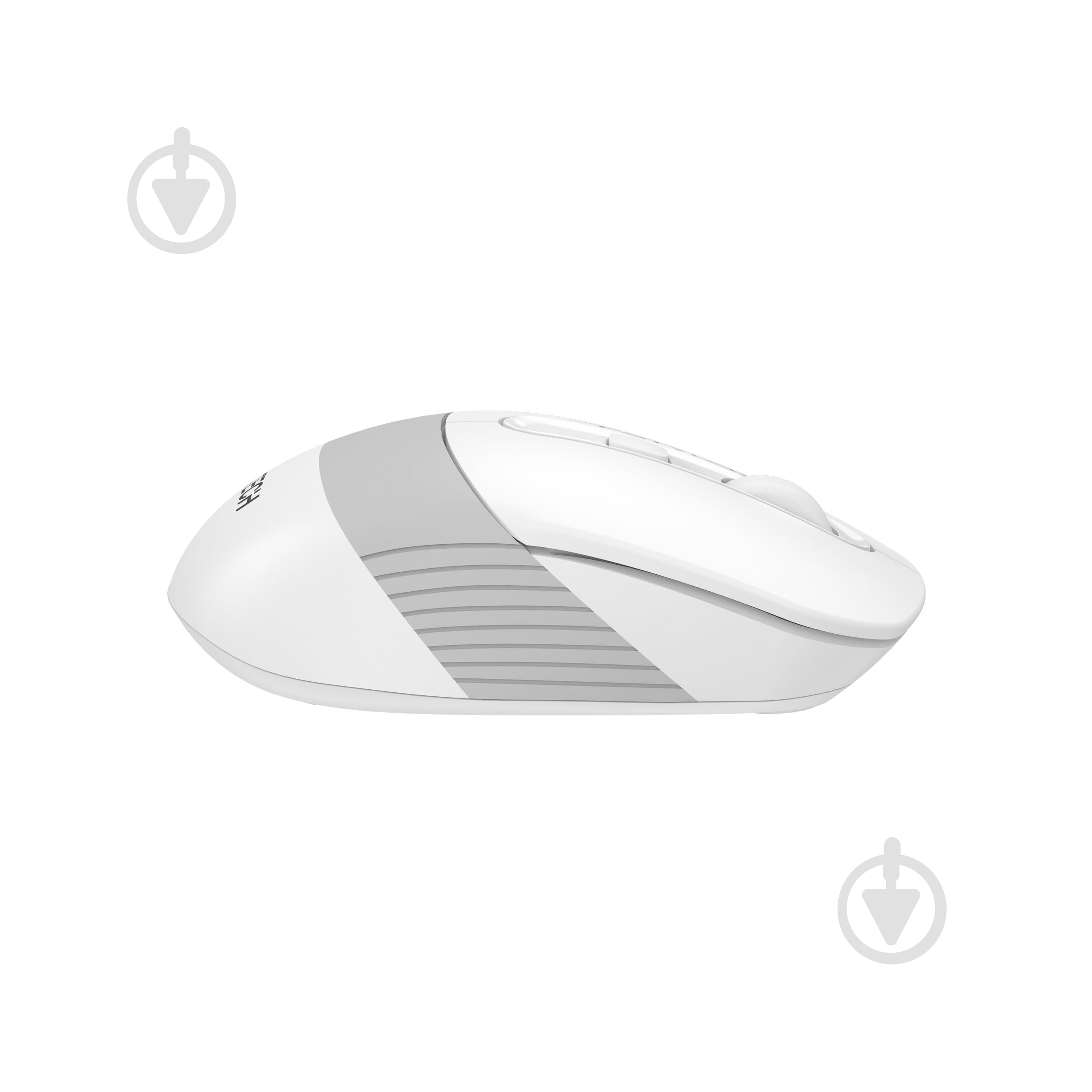 Мишка бездротова A4Tech безшумна, 2000 dpi white/grey (FG10CS Air) - фото 4