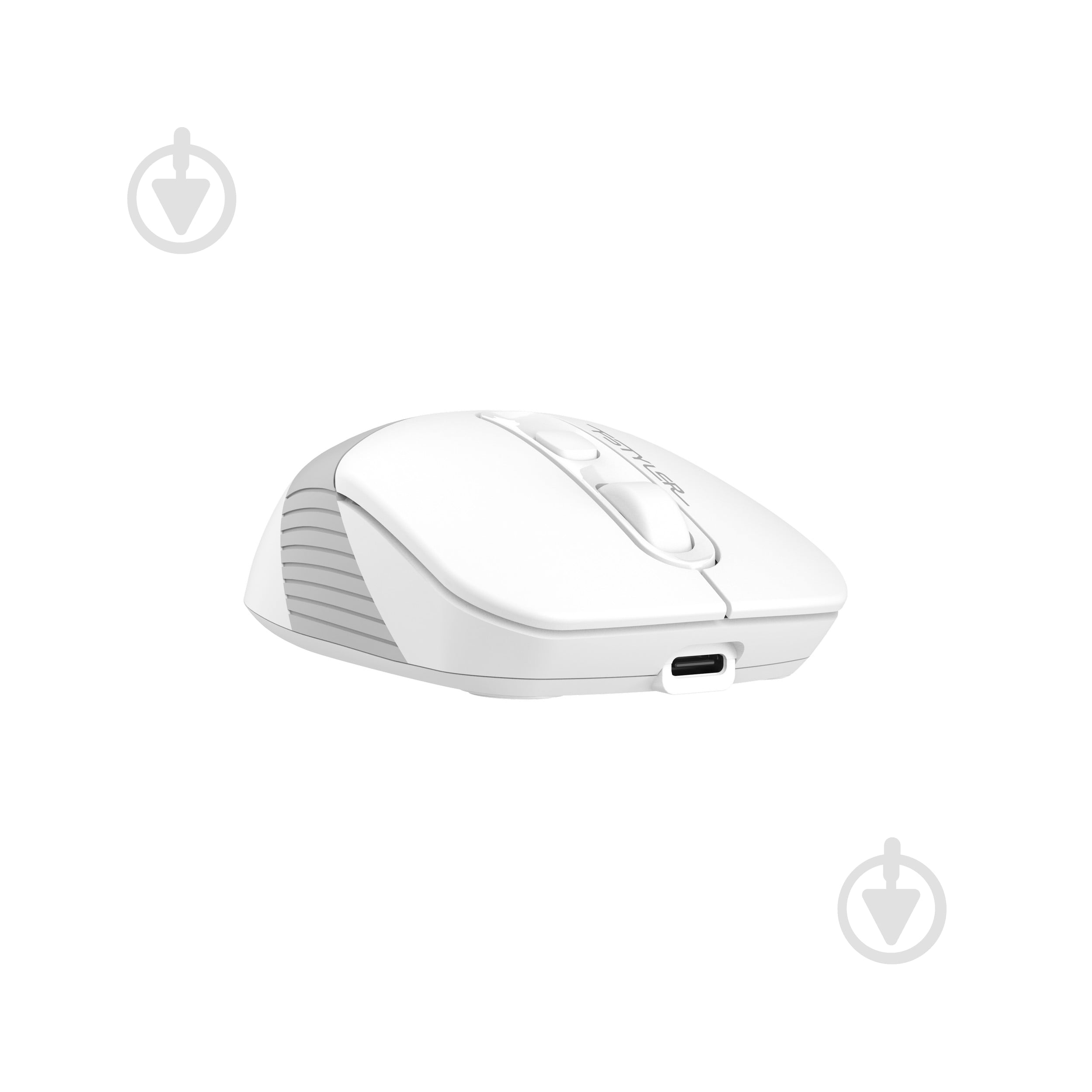 Мишка бездротова A4Tech безшумна, 2000 dpi white/grey (FG10CS Air) - фото 5