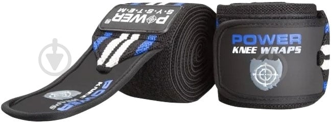 Бинт эластичный Power System Elbow Straps PS-3600 р. универсальный черный с красным - фото 1