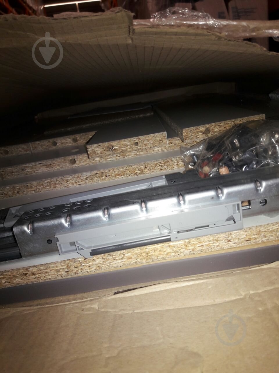 УЦІНКА! Тумба нижня Грейд МС Мері Q-25 Ня-3 (1+1) 60х82х54 см дуб платиновий/білий (УЦ №2533) - фото 5