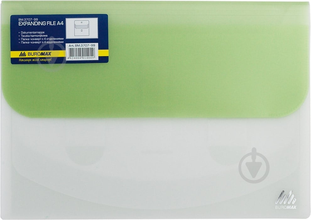 Папка-конверт А4 на липучці TRAVEL 4 відділення в асортименті Buromax BM.3707-99 - фото 6 Папка-конверт А4 на липучці TRAVEL 4 відділення в асортименті Buromax BM.3707-99 - фото 6