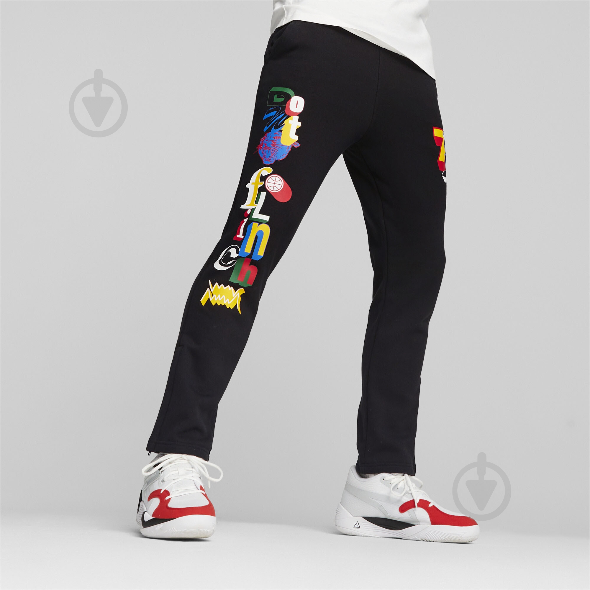 Брюки Puma TRASH TALK SWEAT 62206801 р. L черный - фото 3 Брюки Puma TRASH TALK SWEAT 62206801 р. L черный - фото 3