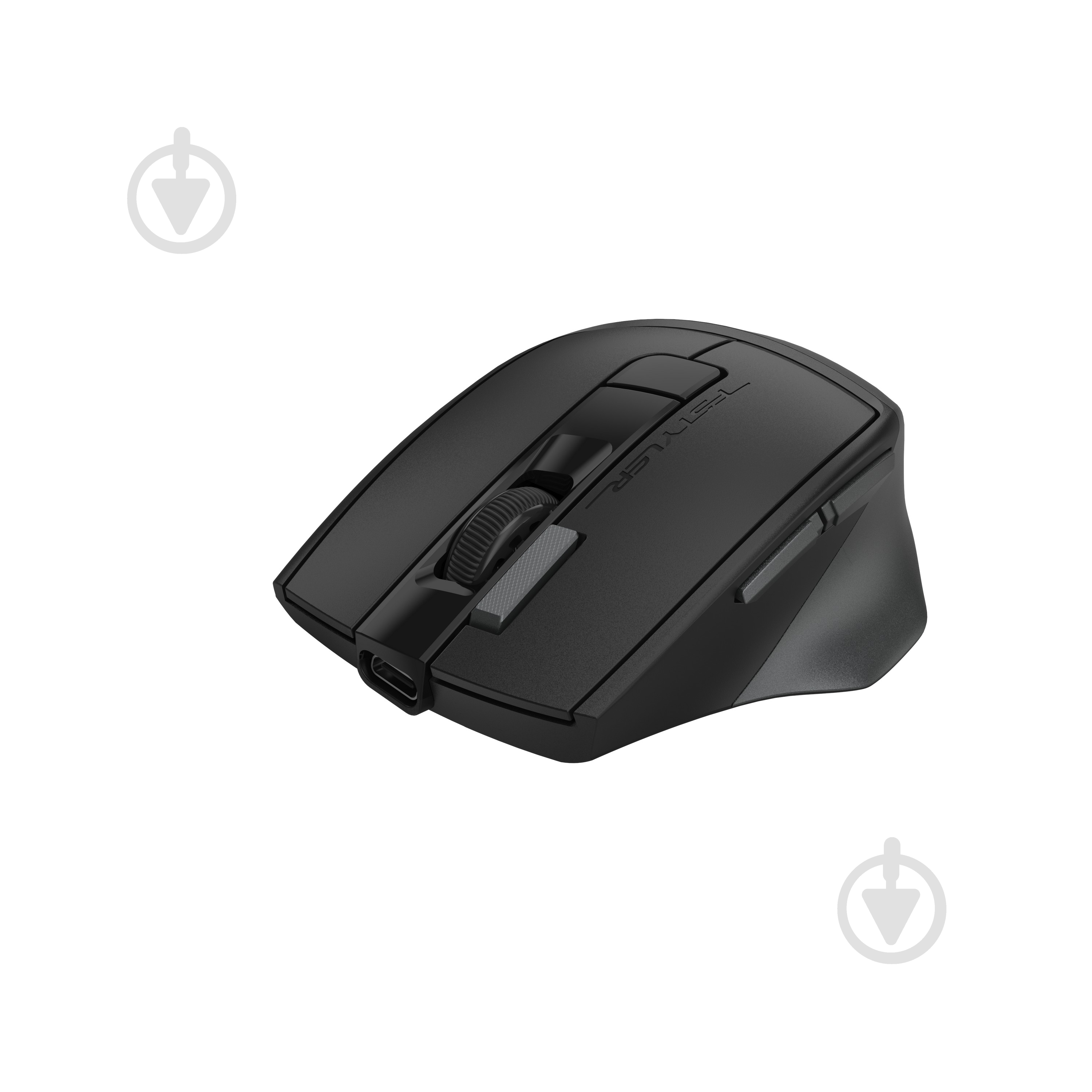 Мишка бездротова A4Tech безшумна, 2000 dpi black/grey (FG45CS Air) - фото 2