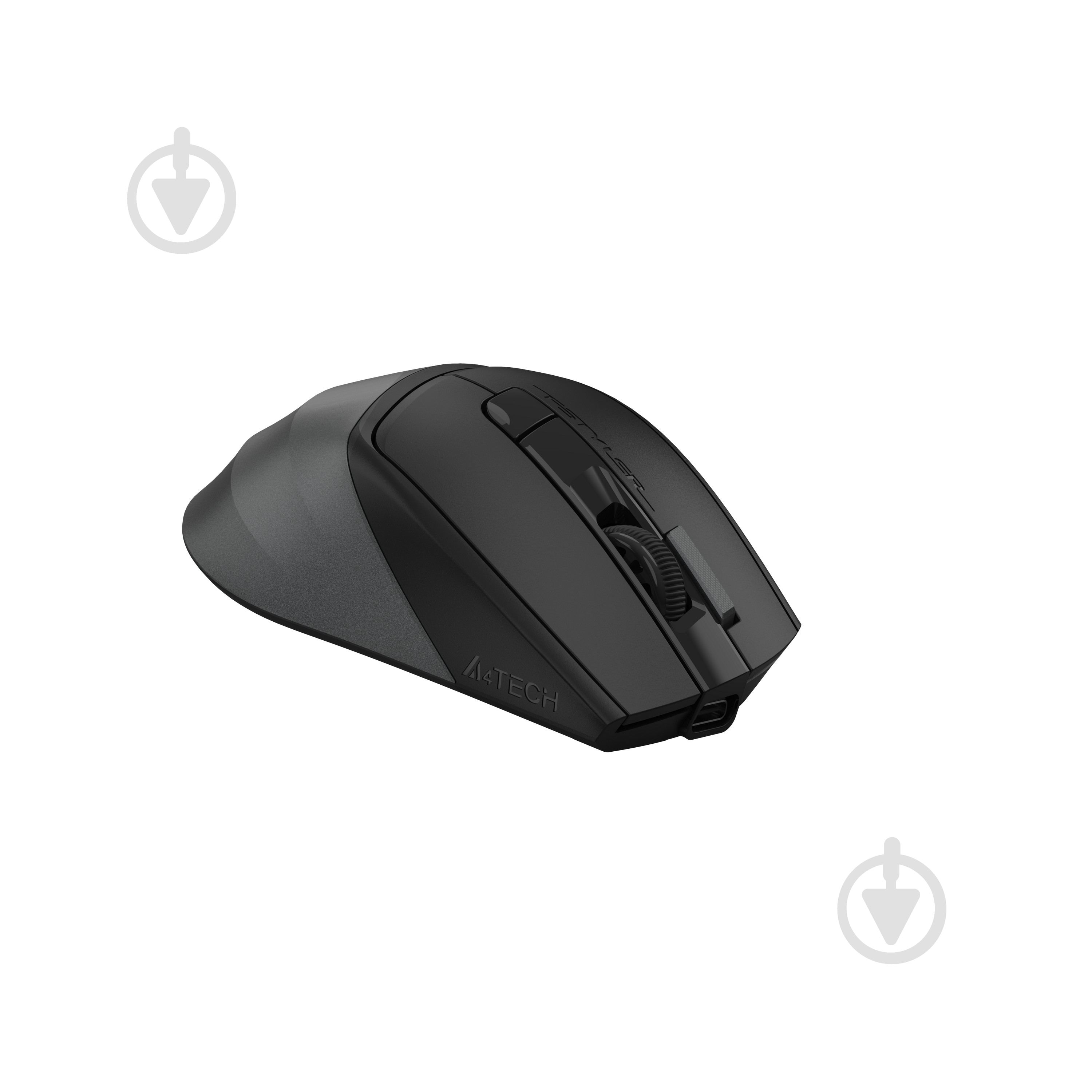 Мишка бездротова A4Tech безшумна, 2000 dpi black/grey (FG45CS Air) - фото 3