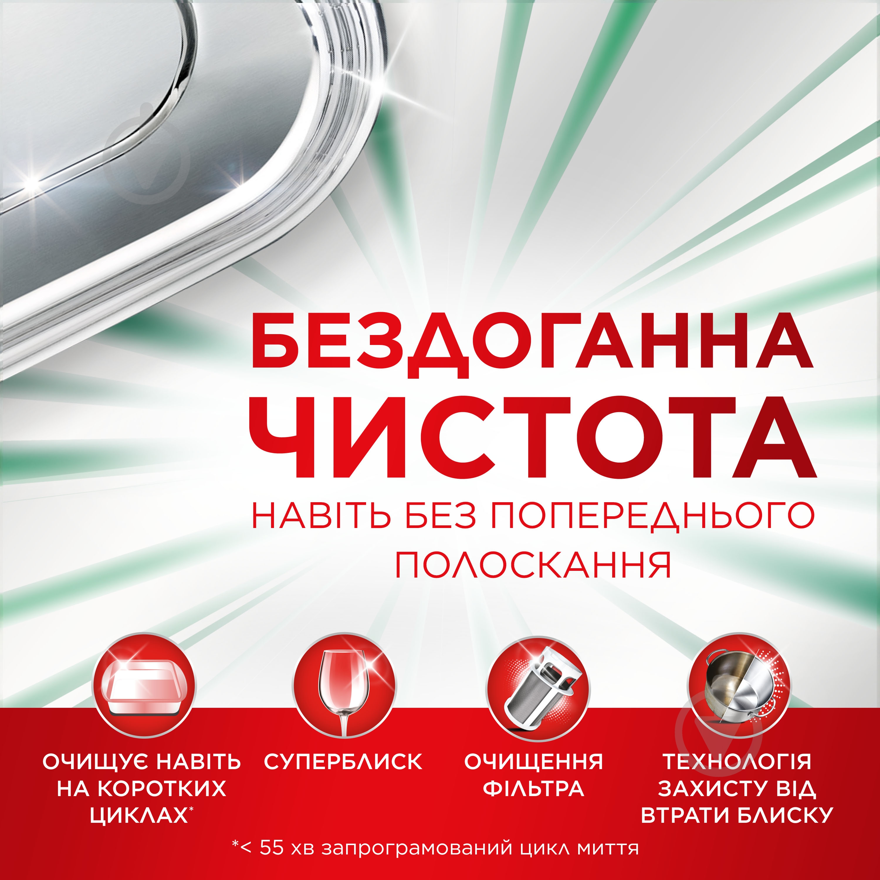 Капсули для посудомийних машин Fairy Platinum Plus Все-в-1 54 шт. — фото 4