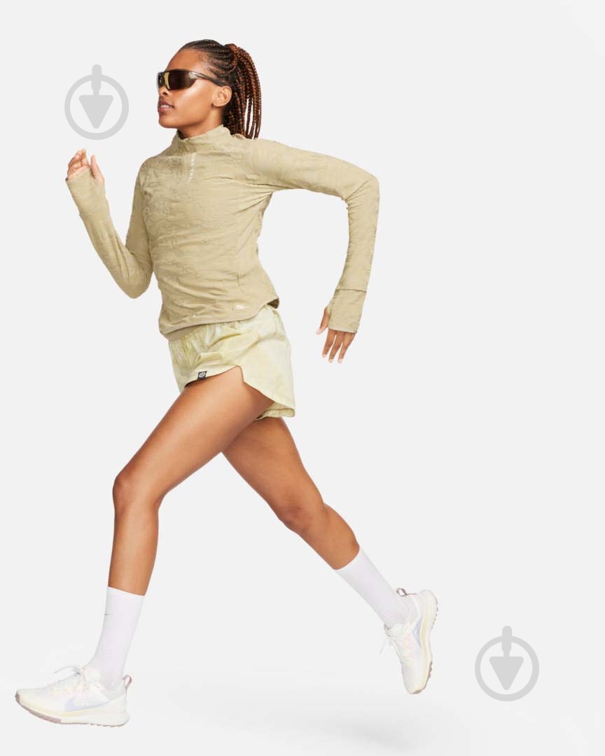 Джемпер Nike W NK TRAIL DF MIDLAYER FB7637-276 р.L хаки - фото 6