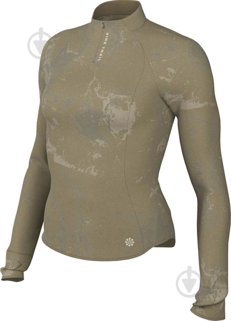Джемпер Nike W NK TRAIL DF MIDLAYER FB7637-276 р.L хаки - фото 7