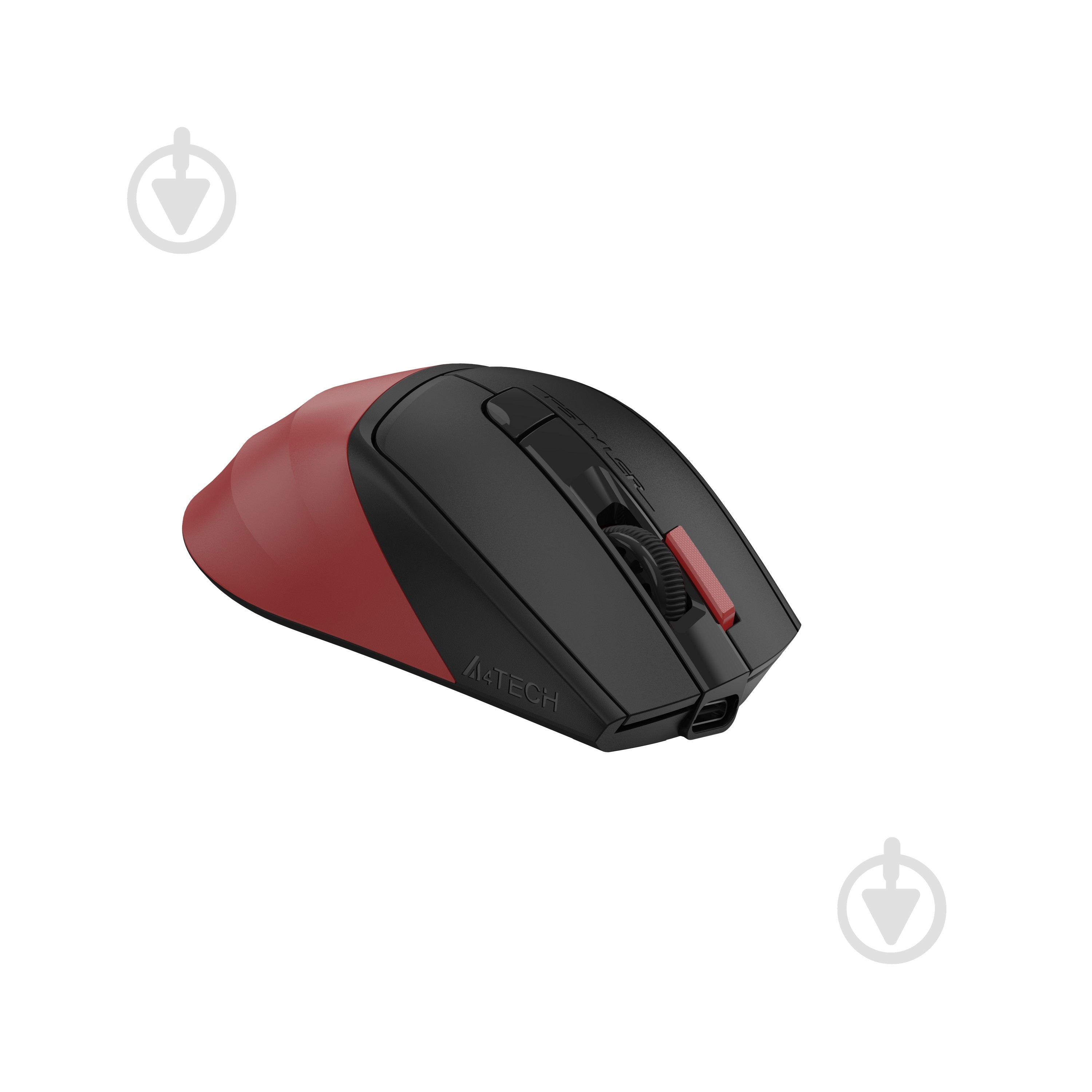 Мышка беспроводная A4Tech бесшумная, 2000 dpi black/red (FG45CS Air) - фото 3 Мышка беспроводная A4Tech бесшумная, 2000 dpi black/red (FG45CS Air) - фото 3