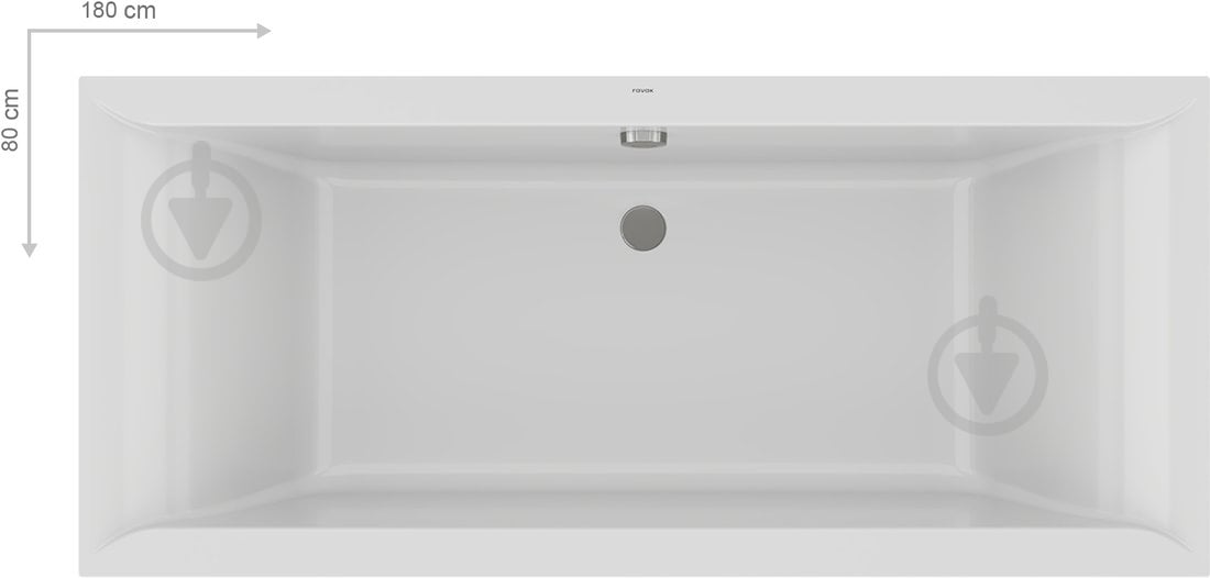 УЦЕНКА! Ванна акриловая Ravak Favorit XC00100124 180х80 см (УЦ №2533) - фото 1 УЦЕНКА! Ванна акриловая Ravak Favorit XC00100124 180х80 см (УЦ №2533) - фото 1