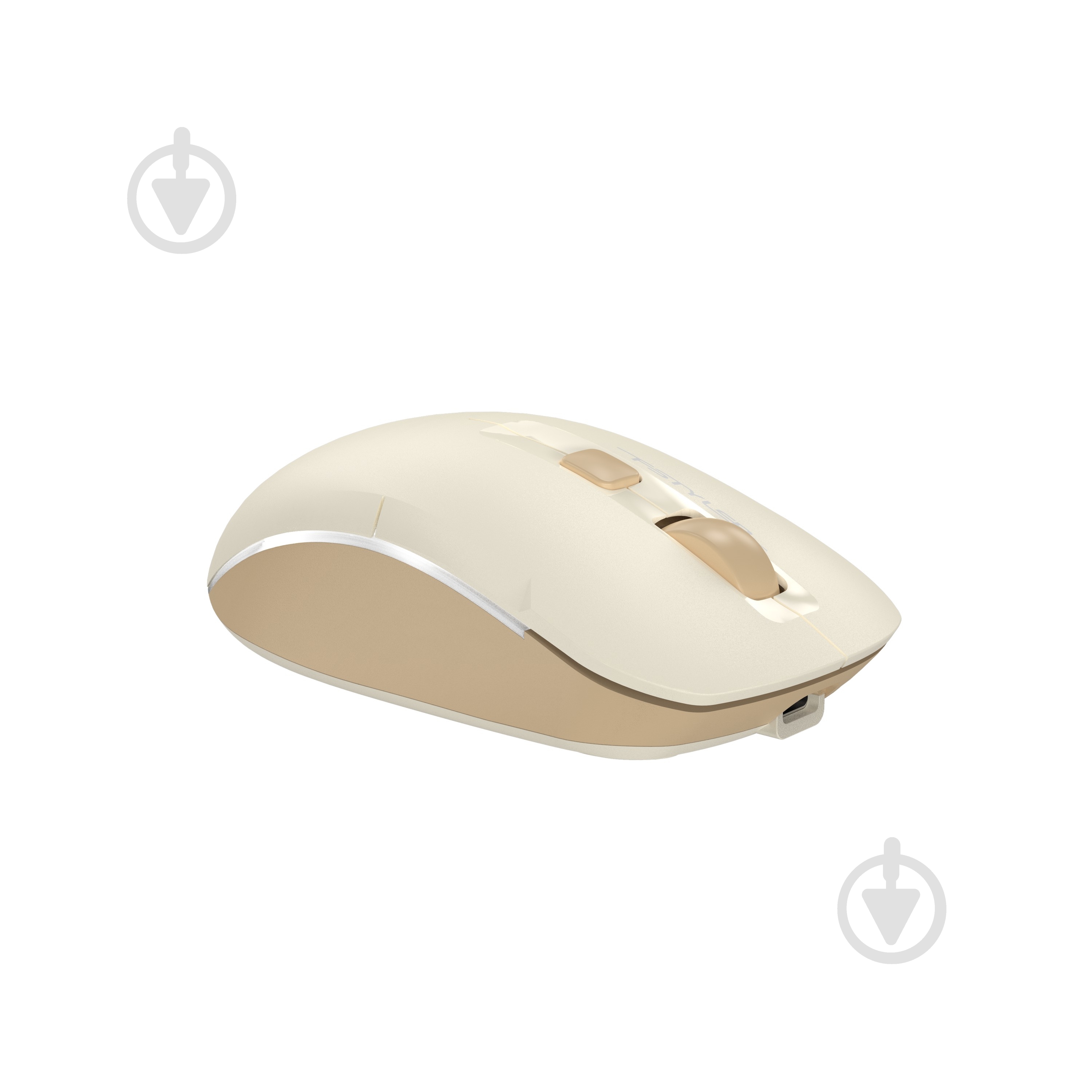 Мышь A4Tech бесшумная BT+RF (Combo) beige (FB26CS Air) - фото 3