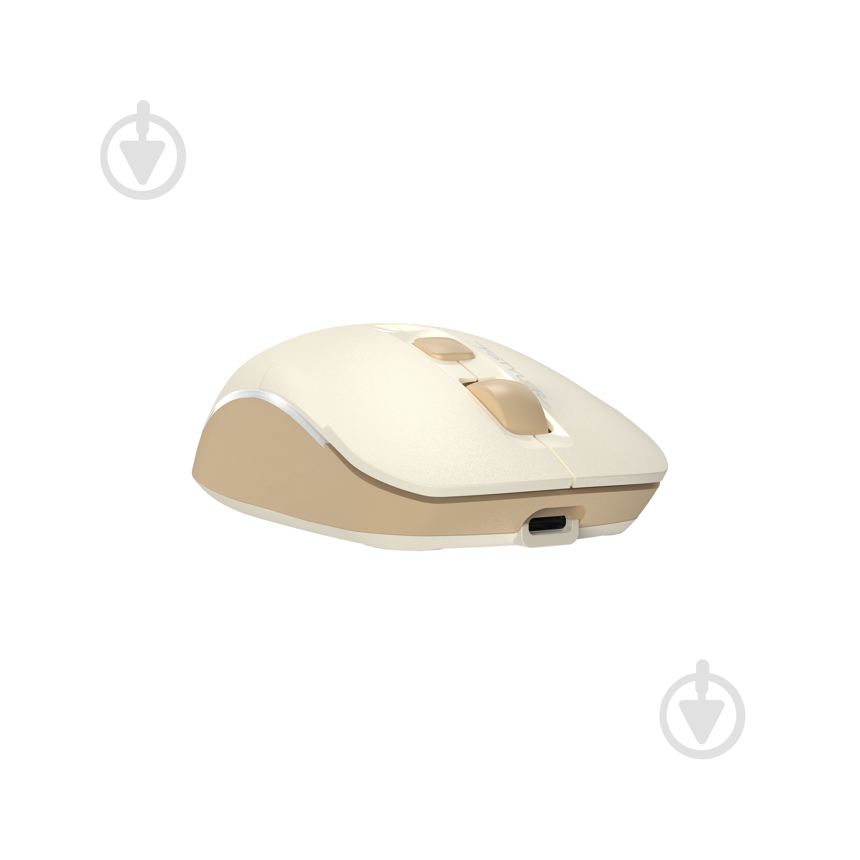 Мышь A4Tech бесшумная BT+RF (Combo) beige (FB26CS Air) - фото 5