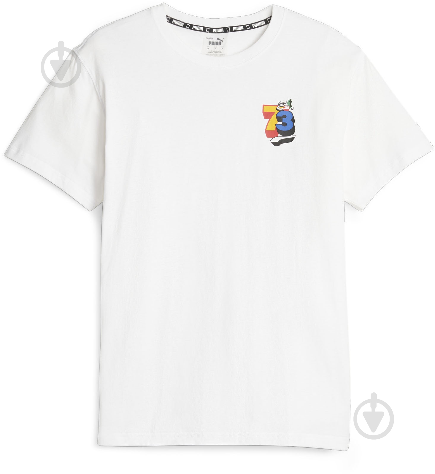 Футболка Puma TRASH TALK SS TEE 2 62207201 р.M белый - фото 1