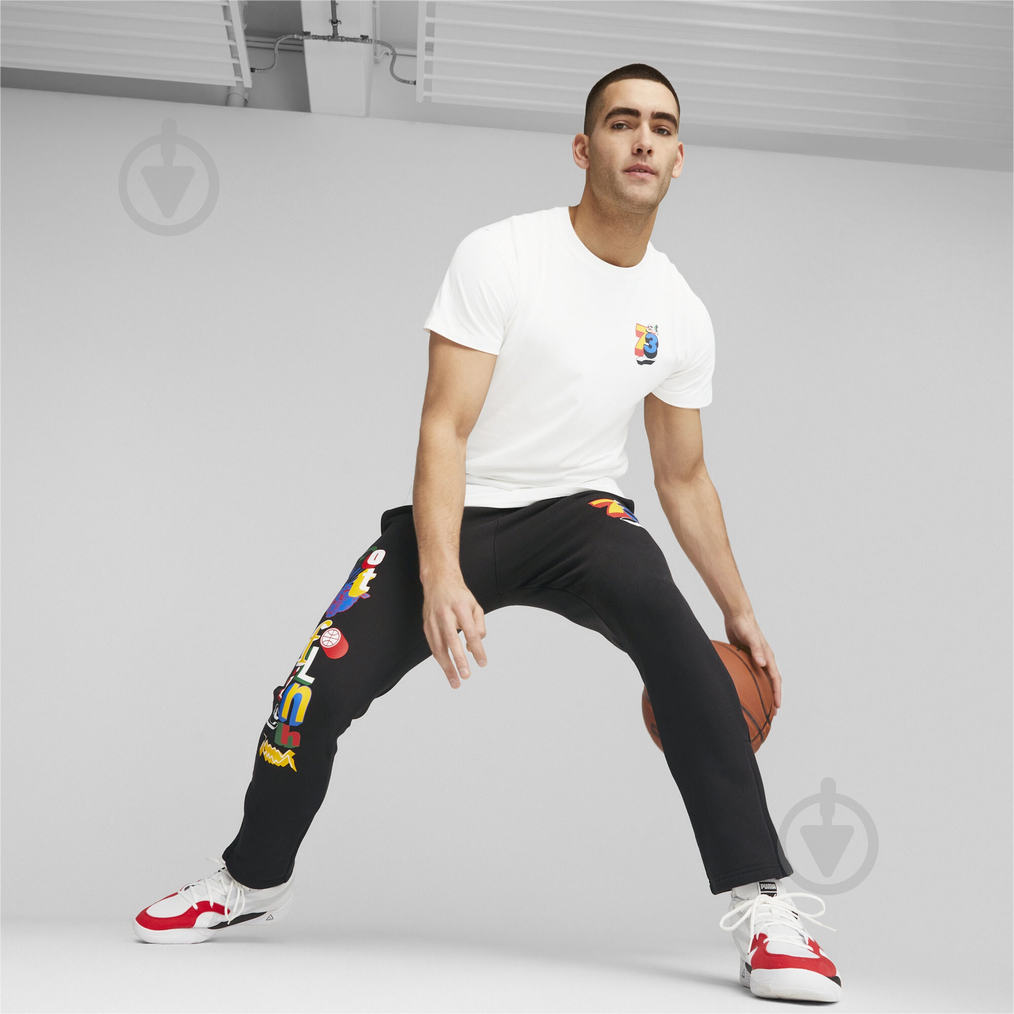 Футболка Puma TRASH TALK SS TEE 2 62207201 р.M белый - фото 4