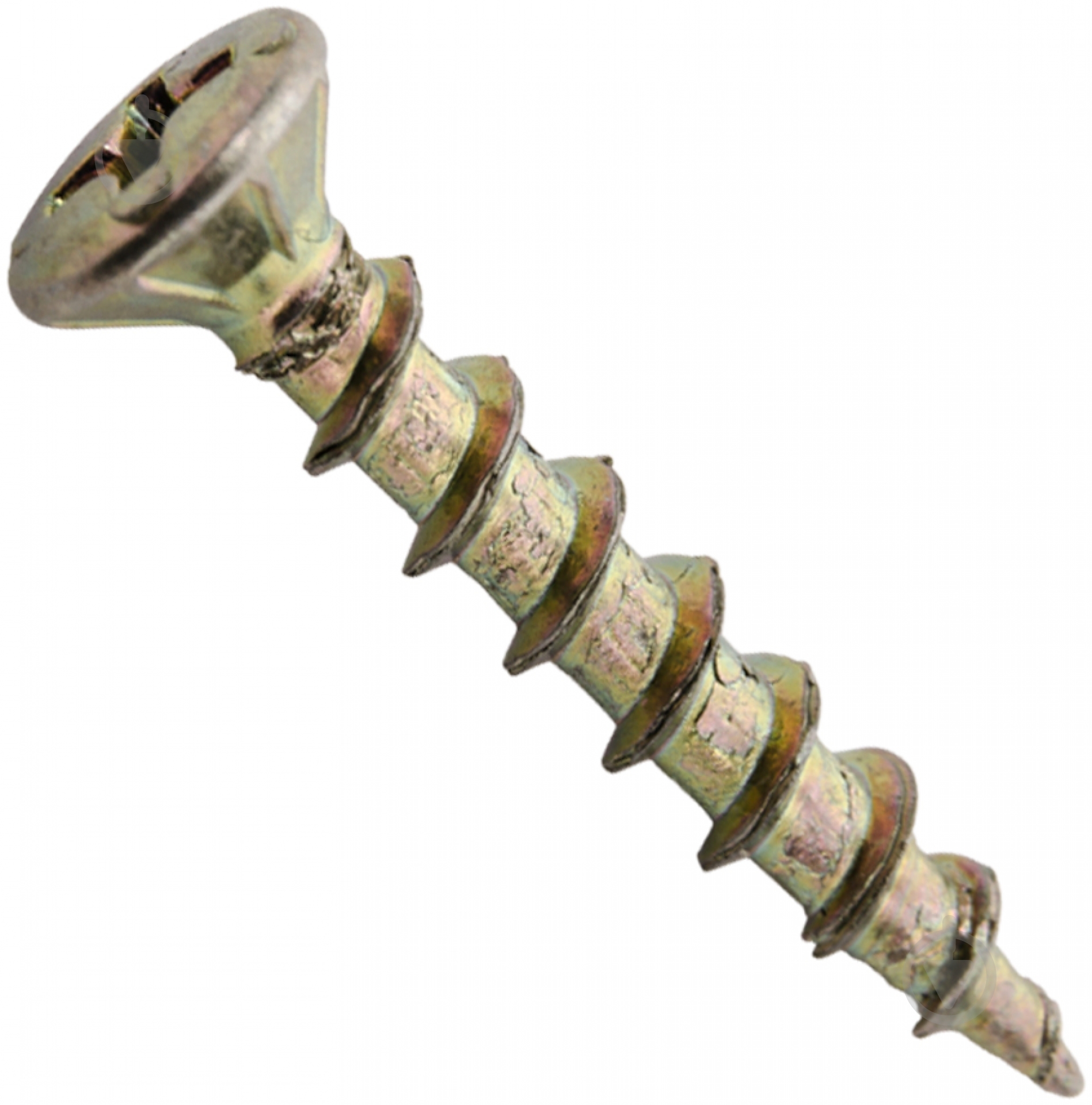 Шуруп для ПВХ потайная головка 4x45 мм 15 шт желтый цинк Expert Fix - фото 1 Шуруп для ПВХ потайная головка 4x45 мм 15 шт желтый цинк Expert Fix - фото 1