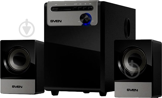 Акустическая система Sven MS-110 2.1 black - фото 1
