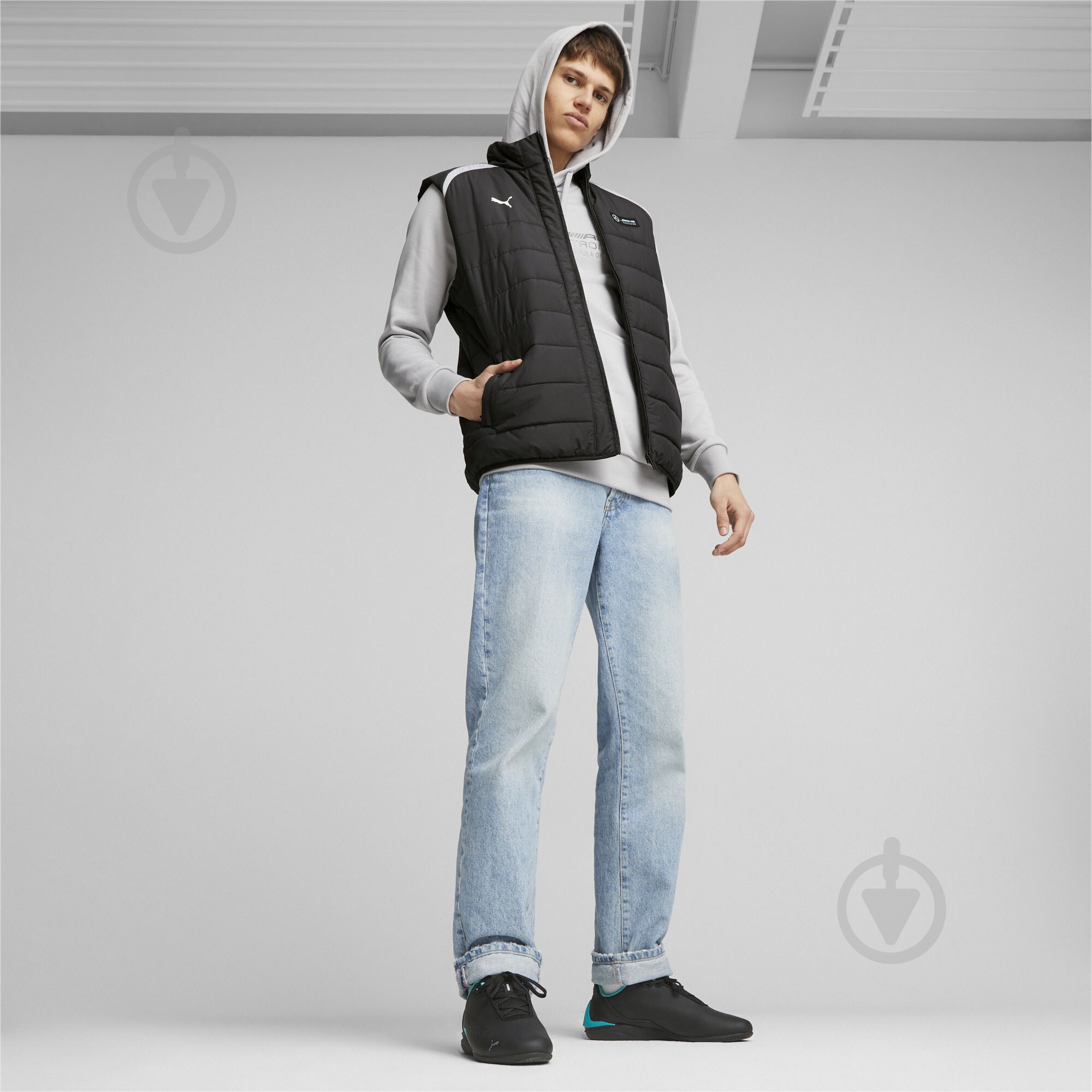 Жилет Puma MAPF1 PADDED GILET 62213301 р.L черный - фото 4 Жилет Puma MAPF1 PADDED GILET 62213301 р.L черный - фото 4