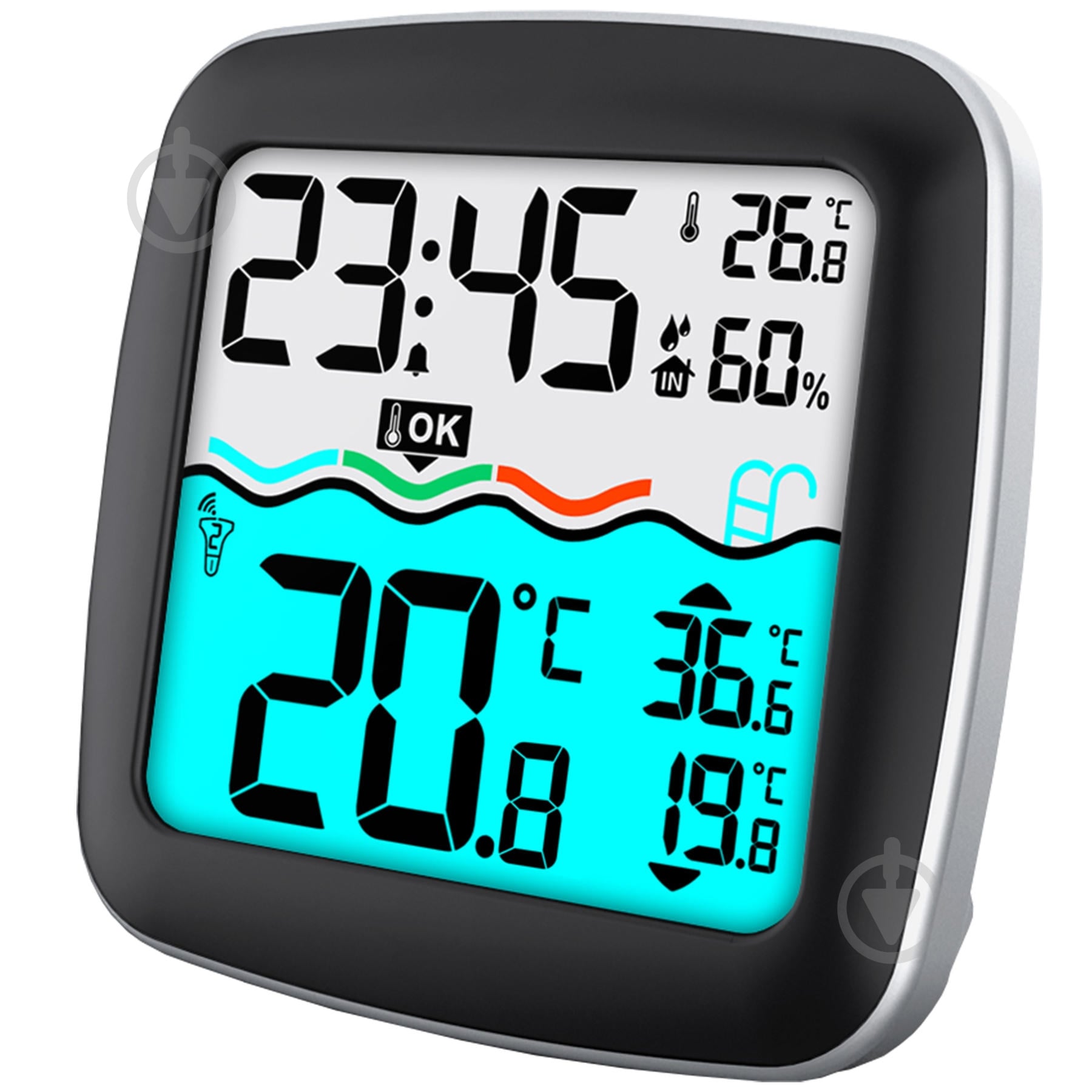 Термогигрометр Technoline Black (WS9059) - фото 3