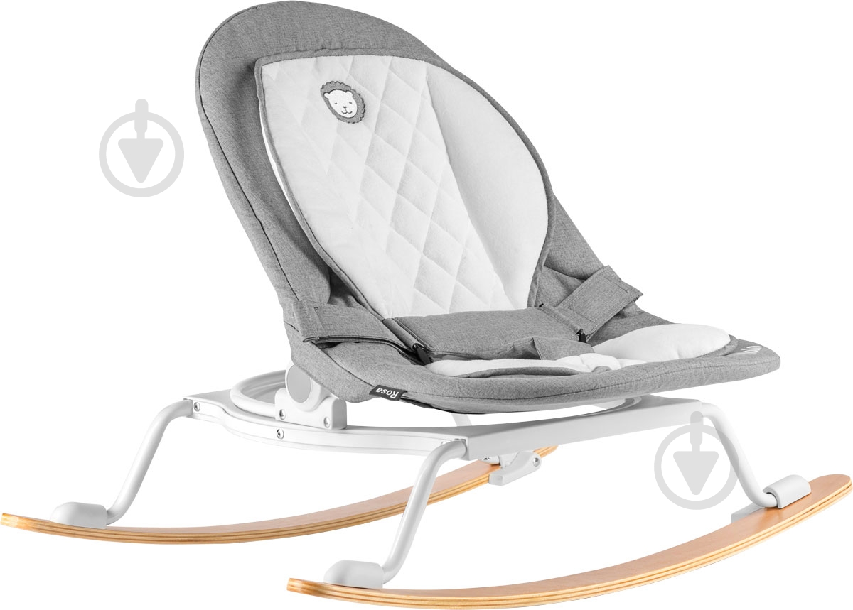Крісло-гойдалка Lionelo Rosa grey/white LO.RS02 - фото 4