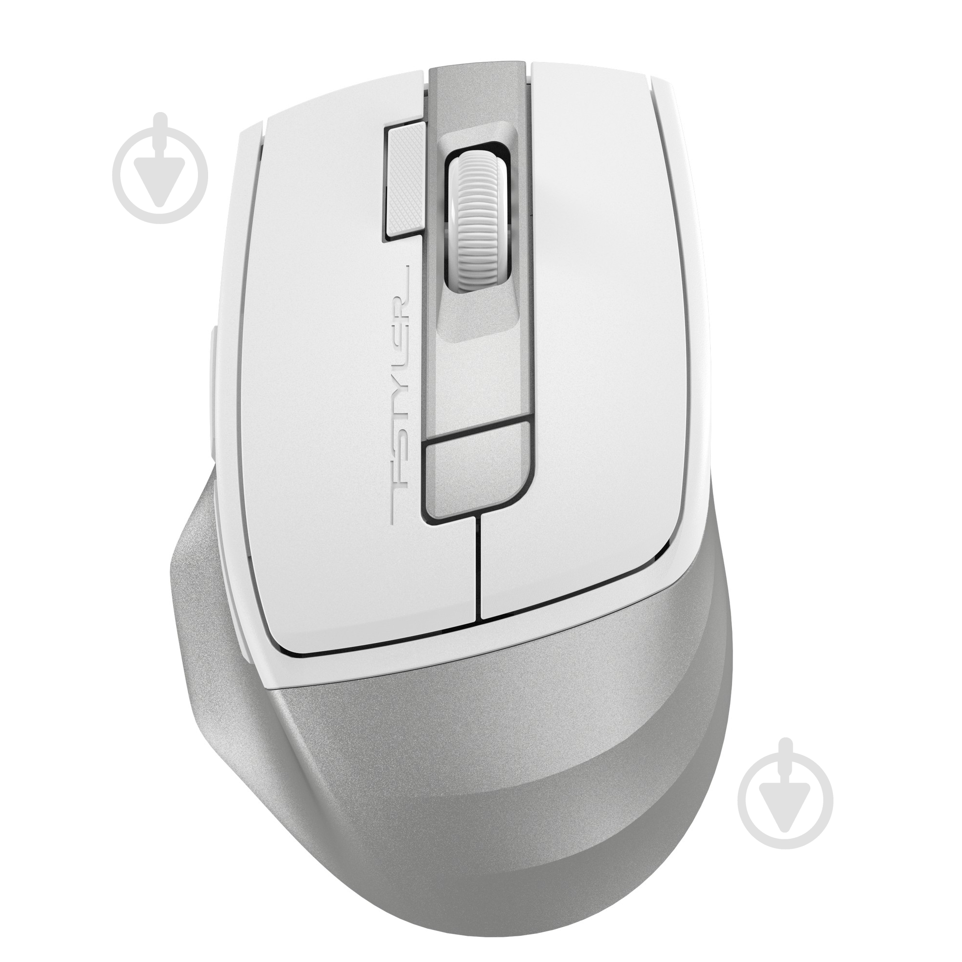 Мышка A4Tech бесшумная, BT+RF (Combo), 2000DPI silver/white (FB45CS Air) - фото 1