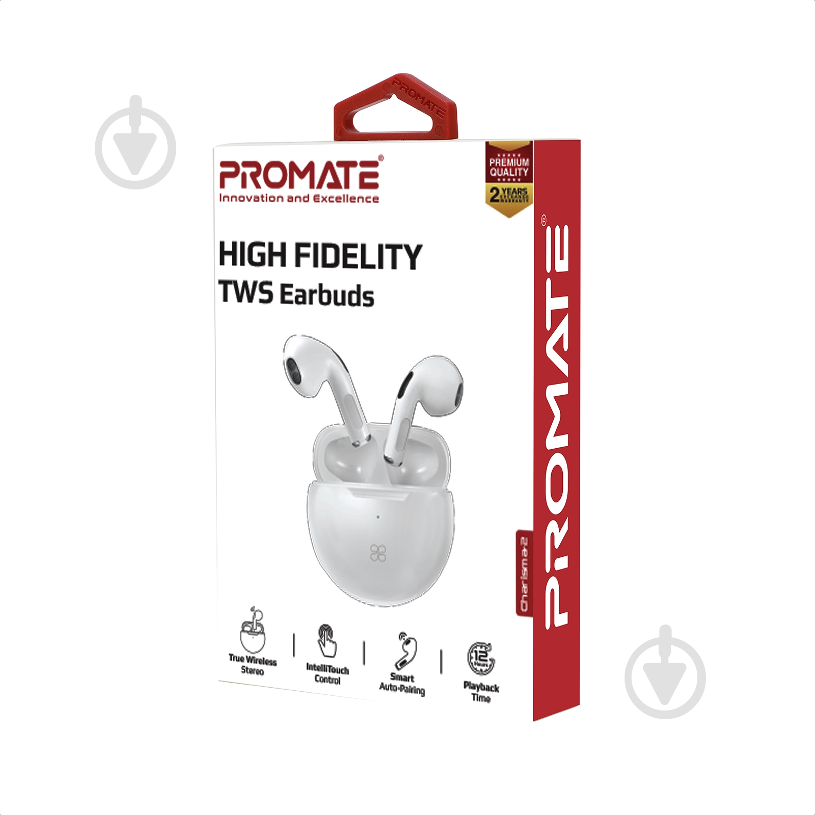 Навушники Promate Charisma-2 Bluetooth 5 white (charisma-2.white) - фото 7 Навушники Promate Charisma-2 Bluetooth 5 white (charisma-2.white) - фото 7