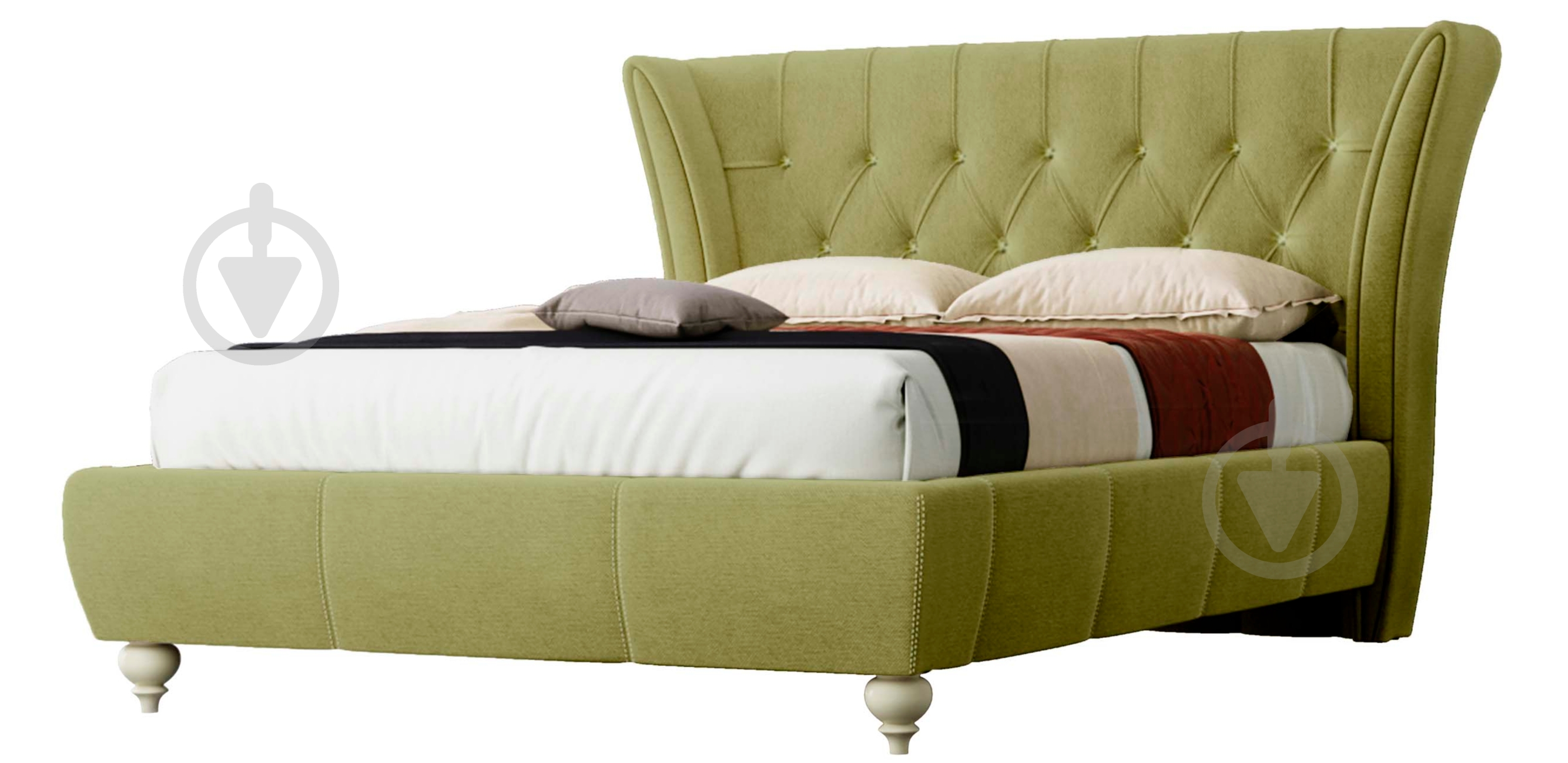 Кровать Green Sofa Эмма Флорида Green 140x200 см - фото 1 Кровать Green Sofa Эмма Флорида Green 140x200 см - фото 1