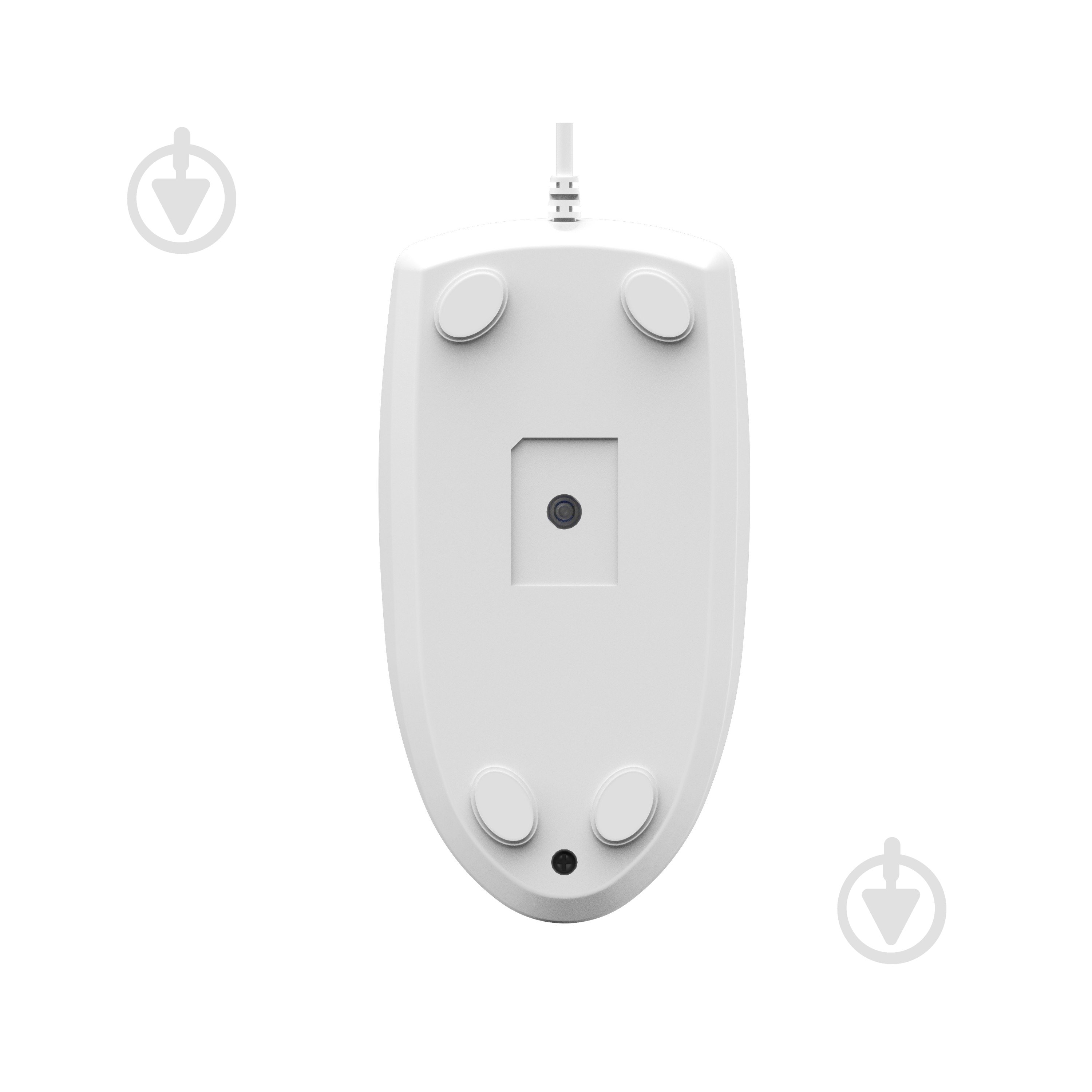 Мышка A4Tech USB, синяя подсветка, 1200 dpi white (N-530S) - фото 8