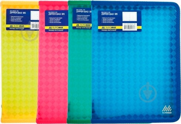 Папка В5 на замке в ассортименте Buromax BM.3940-99 - фото 1