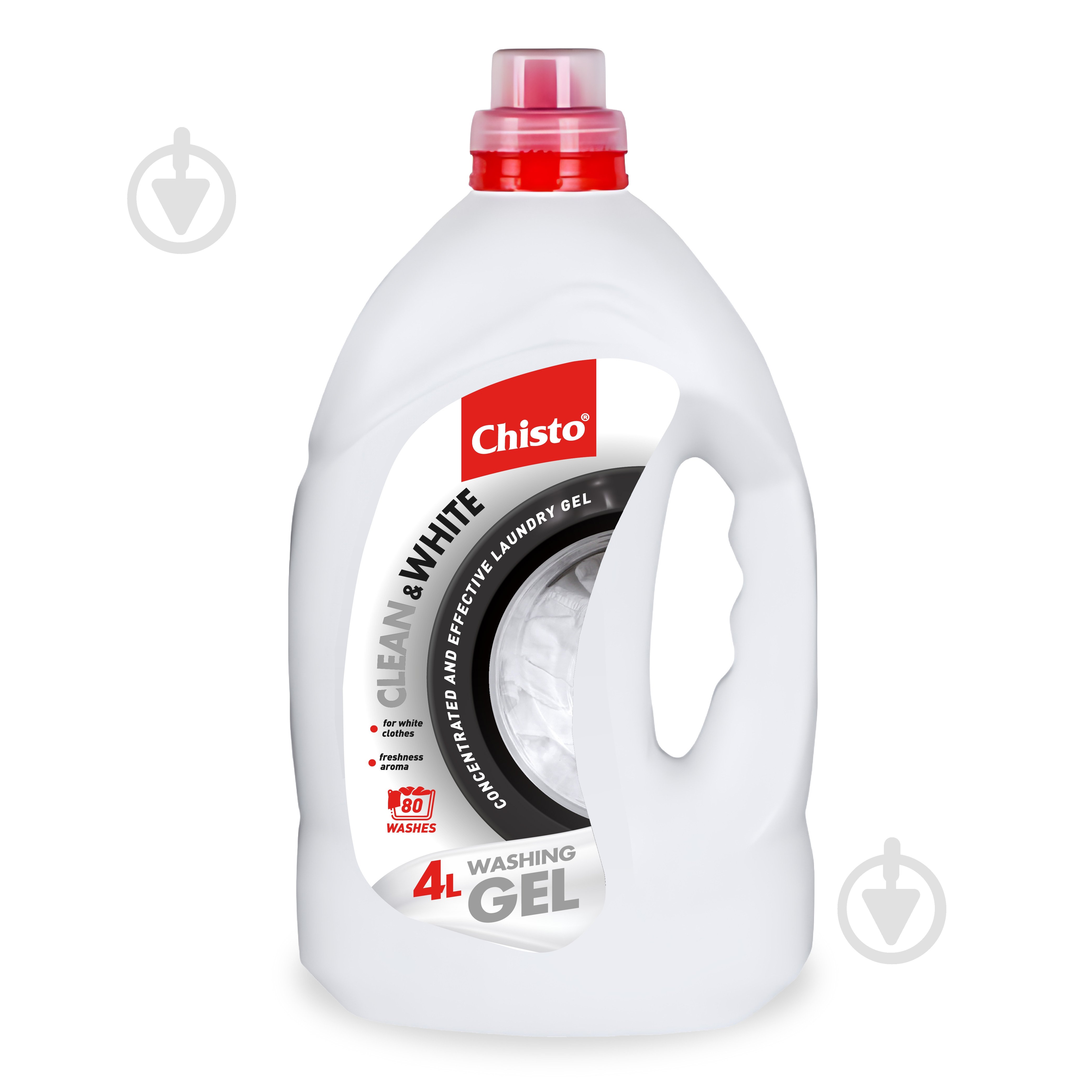 Гель для машинной стирки Chisto Clean & White 4 л - фото 1
