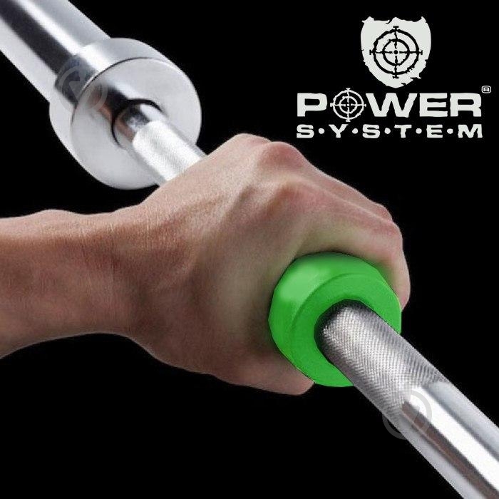 Расширитель для грифа зеленый Power System 12 см 4057GN-0 - фото 3 Расширитель для грифа зеленый Power System 12 см 4057GN-0 - фото 3