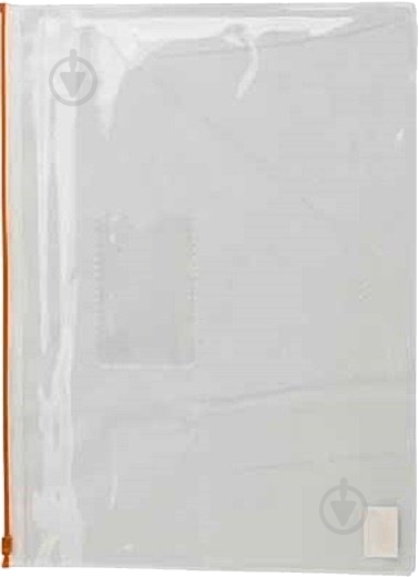 Папка с zip-замком А5 красная с прозрачным Buromax BM.3947-05 - фото 2