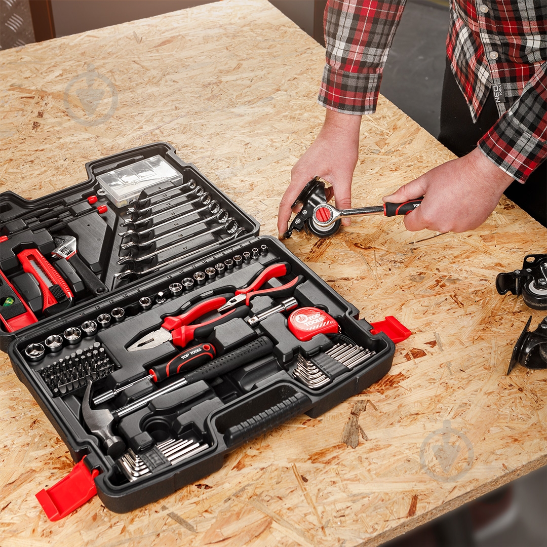 Набор ручного инструмента Top Tools 194 шт. 38D545 - фото 11 Набор ручного инструмента Top Tools 194 шт. 38D545 - фото 11