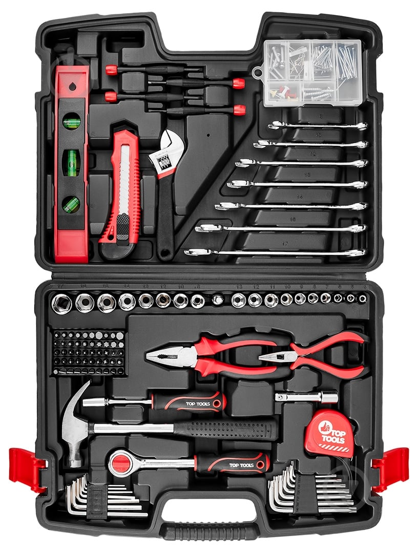 Набор ручного инструмента Top Tools 194 шт. 38D545 - фото 2 Набор ручного инструмента Top Tools 194 шт. 38D545 - фото 2