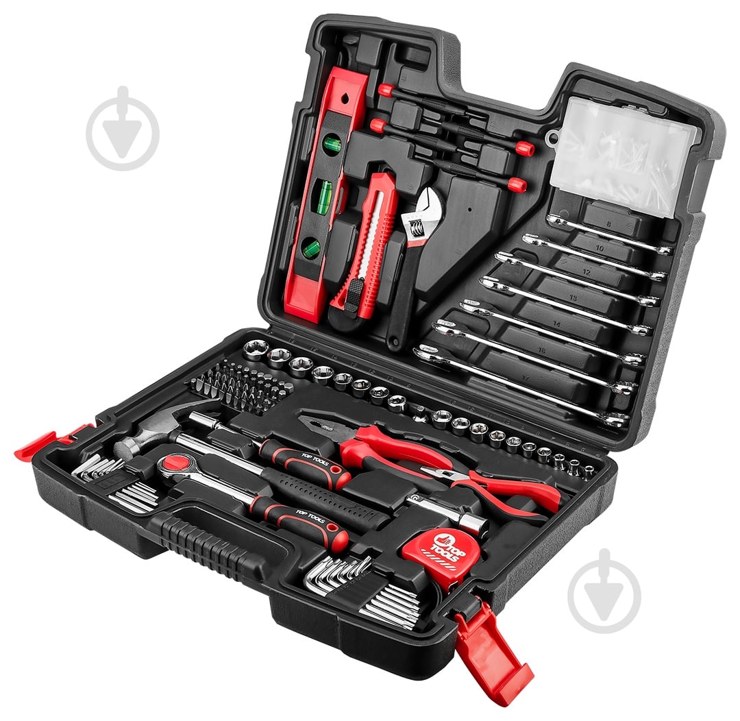 Набор ручного инструмента Top Tools 194 шт. 38D545 - фото 3 Набор ручного инструмента Top Tools 194 шт. 38D545 - фото 3