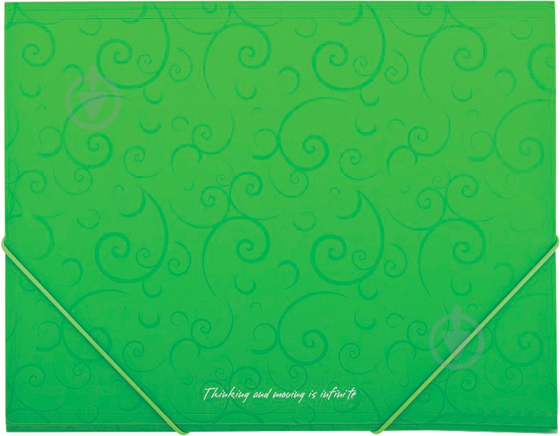 Папка на резинці А5 Barocco салатова Buromax BM.3902-15 - фото 1 Папка на резинці А5 Barocco салатова Buromax BM.3902-15 - фото 1