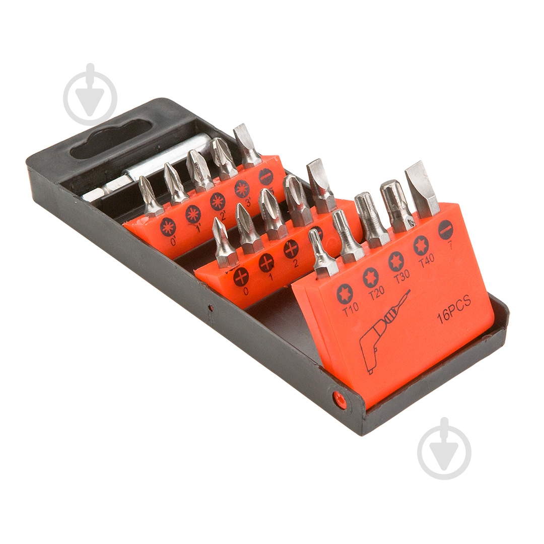 Набір насадок Top Tools 16 шт. 39D383 - фото 2