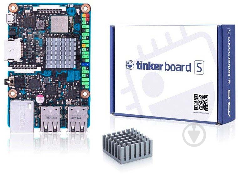 Материнська плата Asus TINKER BOARD/2GB (Integrated CPU, SoC, ) - фото 1 Материнська плата Asus TINKER BOARD/2GB (Integrated CPU, SoC, ) - фото 1