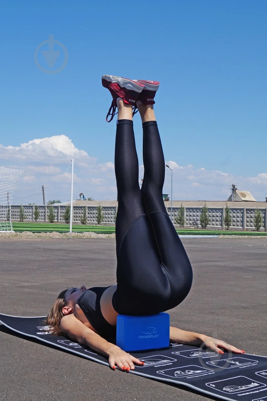 Блок для йоги PowerPlay PP_4006_Blue_Yoga_Brick синий - фото 4