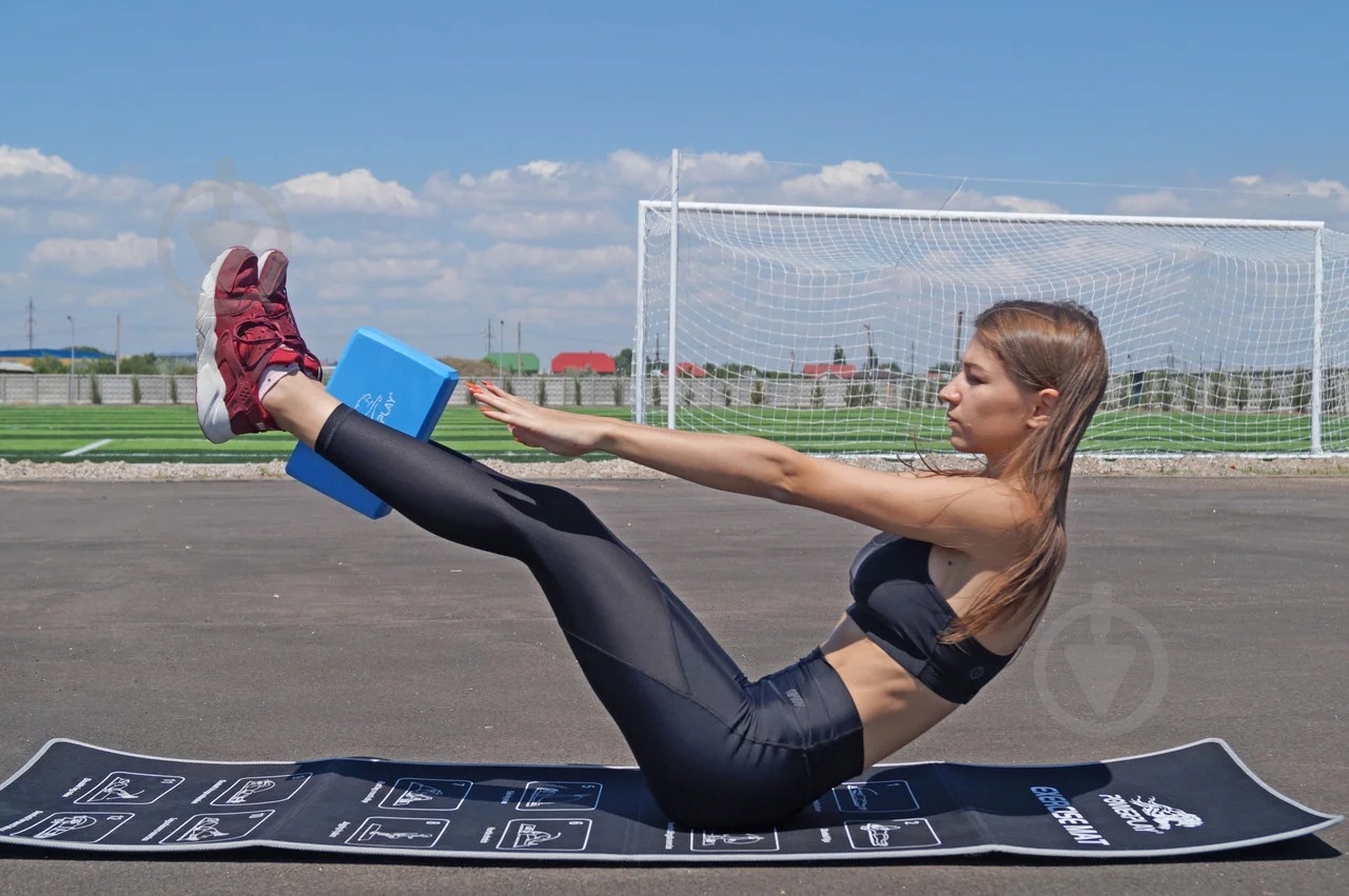 Блок для йоги PowerPlay PP_4006_Blue_Yoga_Brick синий - фото 3