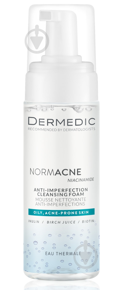 Пенка Dermedic Normacne для проблемной кожи склонной к акне 170 мл - фото 1 Пенка Dermedic Normacne для проблемной кожи склонной к акне 170 мл - фото 1