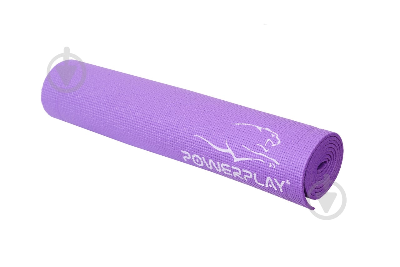 Коврик гимнастический PowerPlay 1730х610х6 мм PP_4010 фиолетовый - фото 4