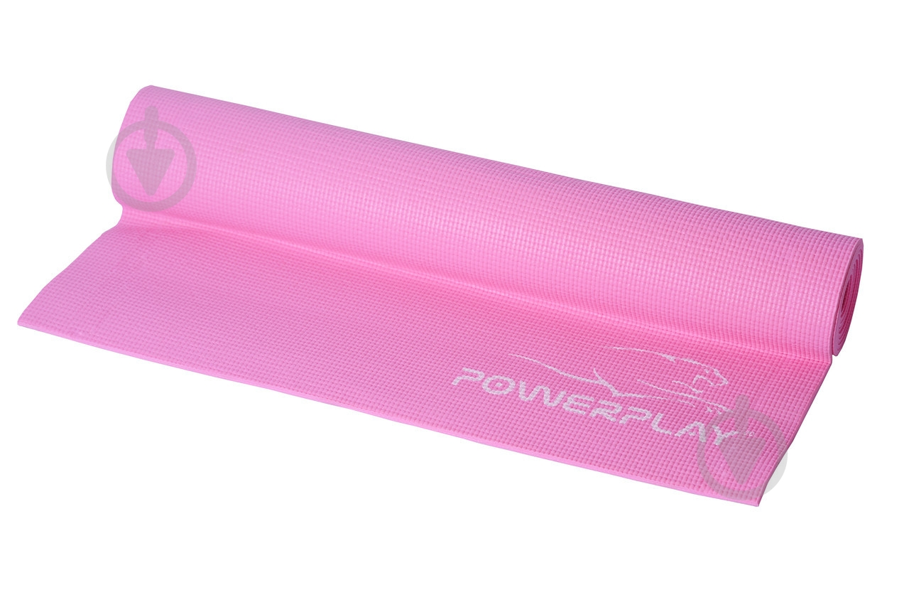 Коврик гимнастический PowerPlay 1830х610х4 мм PP_4010 розовый - фото 3