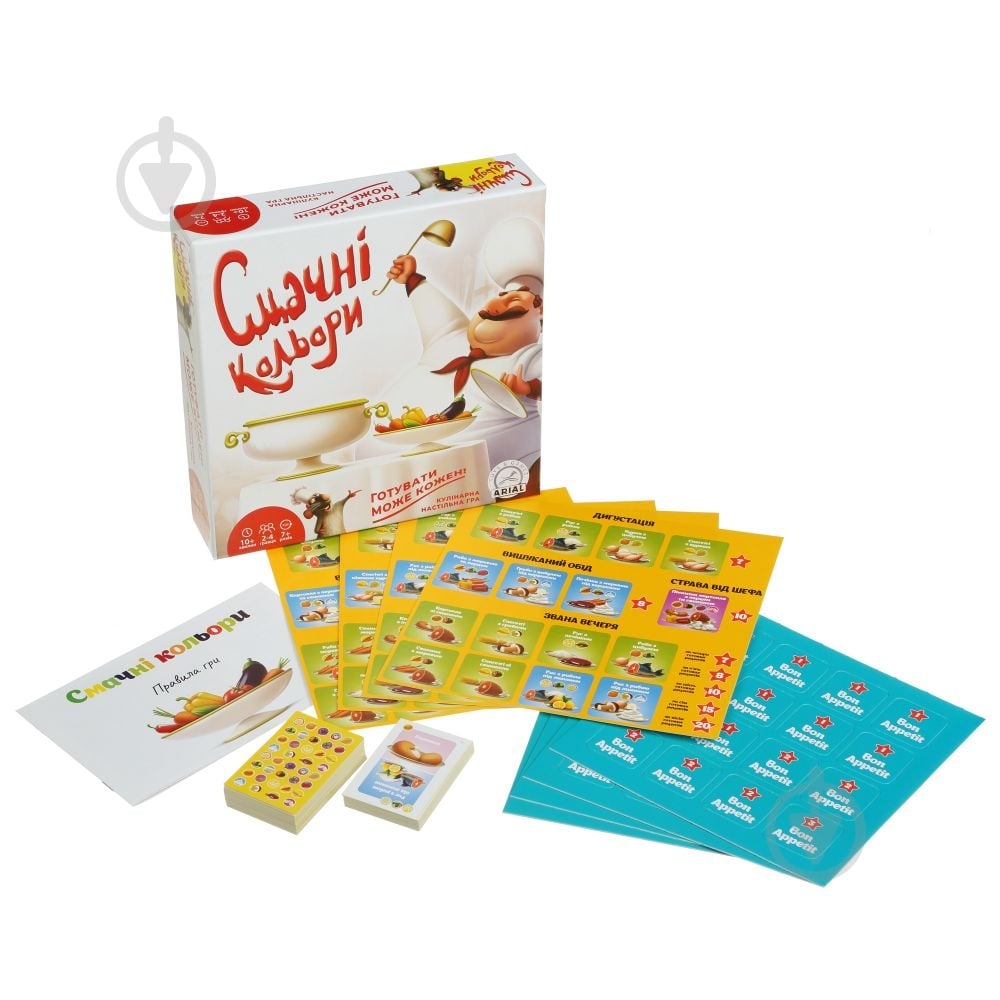 Игра настольная Arial Вкусные цвета 4820059910848 - фото 2