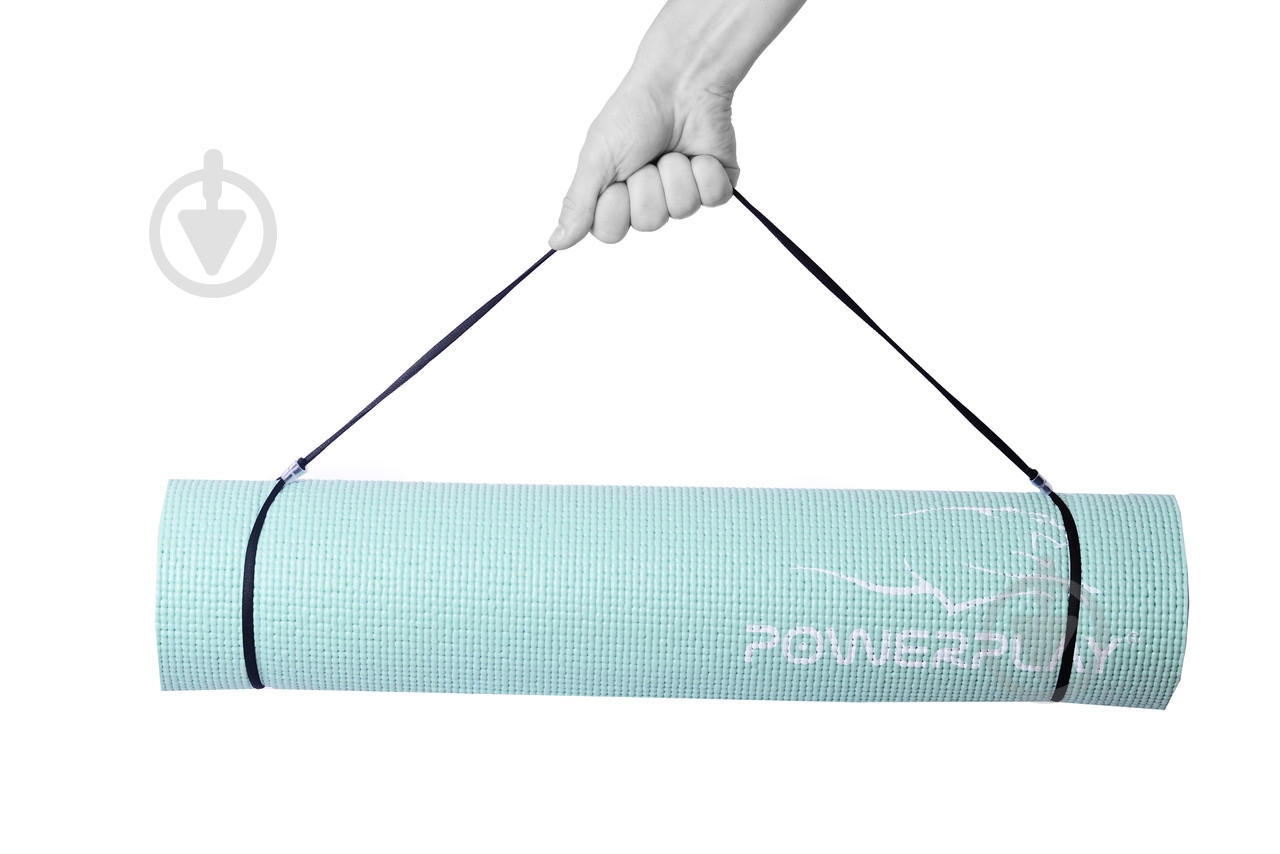 Коврик гимнастический PowerPlay 1830х610х6 мм PP_4010 мятный - фото 1