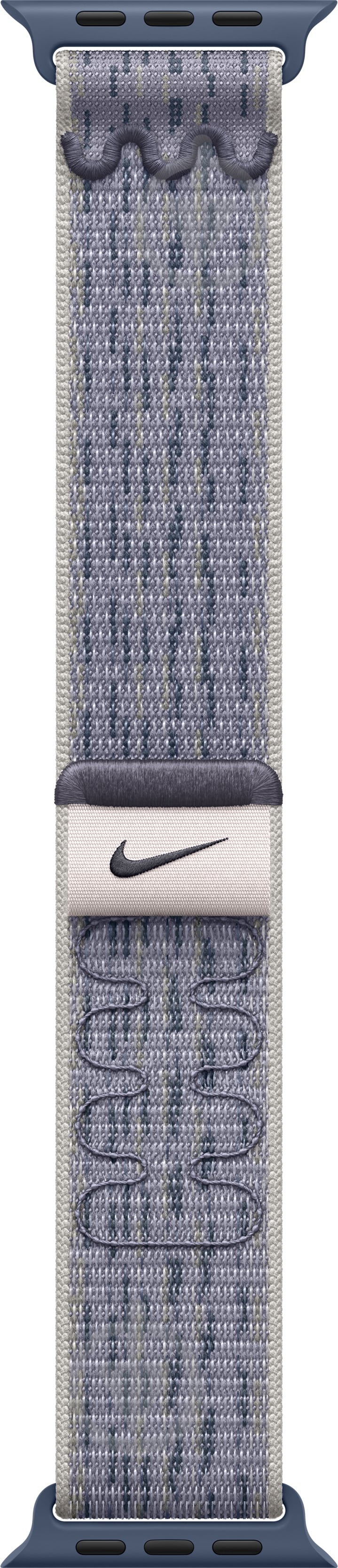 Ремешок Apple 40mm Grey/Blue Nike Sport Loop (MC1G4ZM/A) - фото 1