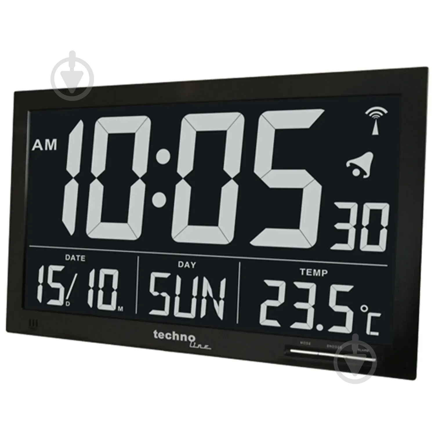 Годинник настінний Black (WS8007) Technoline - фото 2 Годинник настінний Black (WS8007) Technoline - фото 2