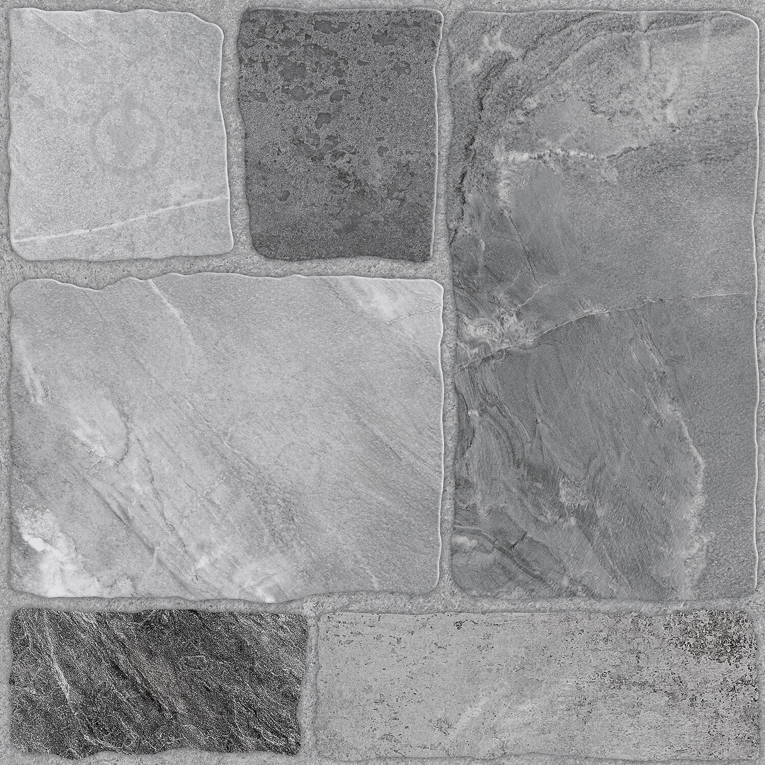 Плитка Golden Tile Stone Brick light grey SBG730 30x30 см - фото 1